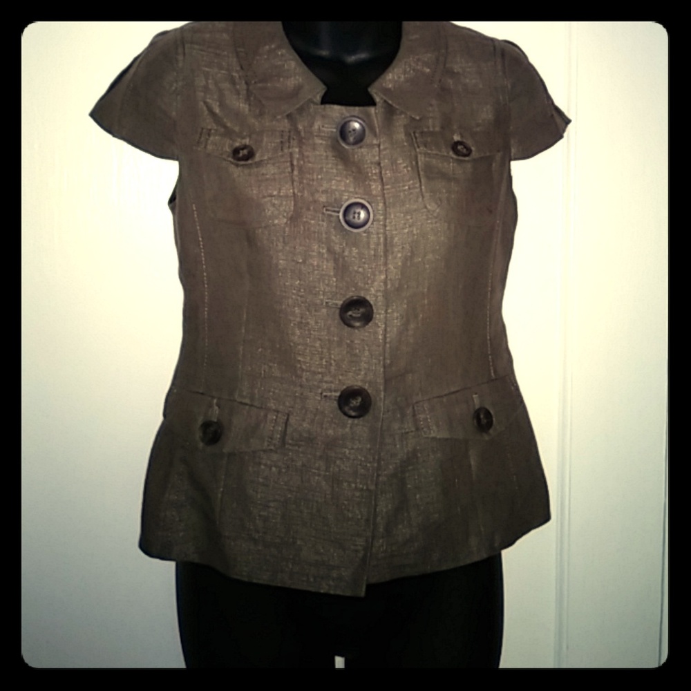 Ann Taylor Brown Blazer